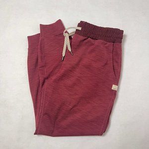 Vuori Performance Joggers Red Heather Contrast X Small